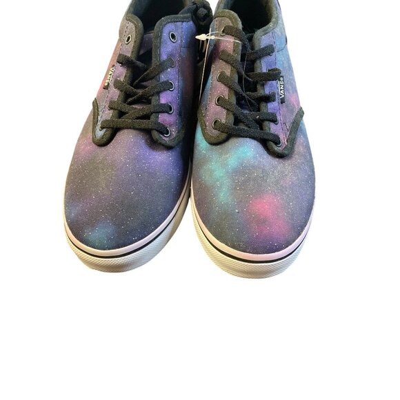 Vans NEW Atwood Low Profile Multicolor Cosmic Galaxy Print Lace Up Shoes Sz 9.5 - Picture 4 of 7